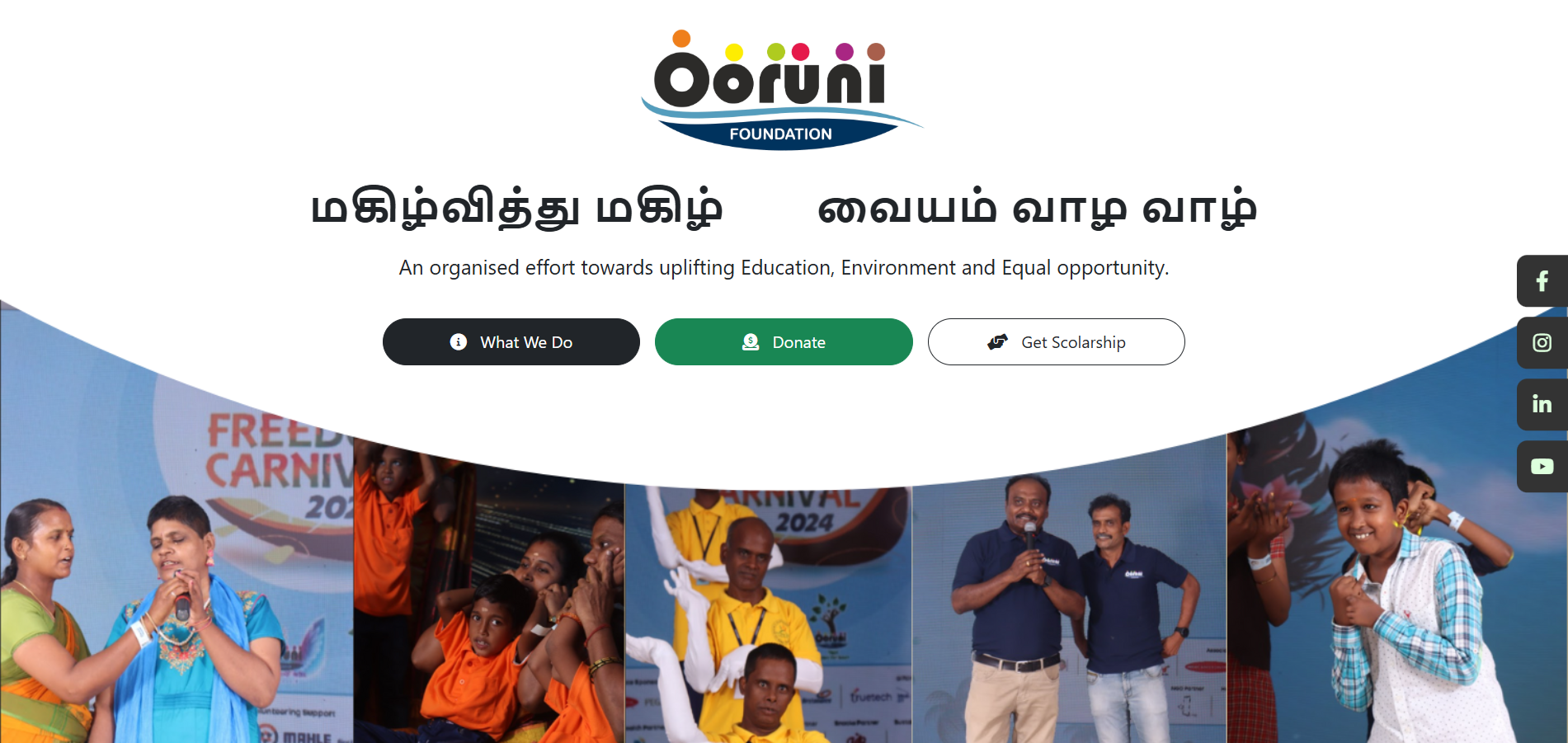 Ooruni website preview image